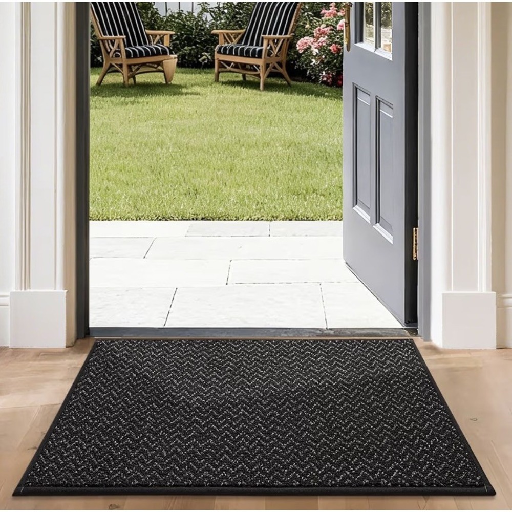 COSY HOMEER-Door-Mat 24"x36" Non Slip Absorbent Entryway Rugs Dirt Trapper
